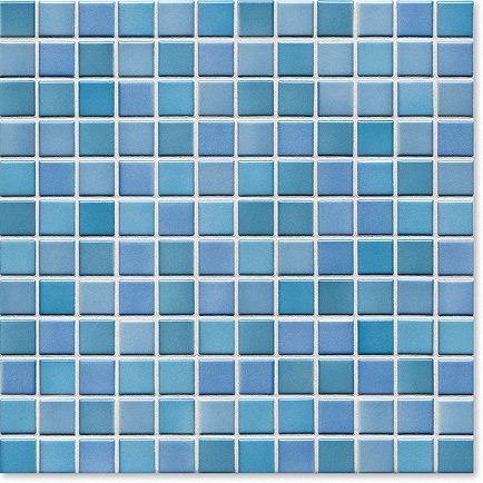 Мозаика Jasba 3629H Lavita Crystal Turquoise, цвет бирюзовый, поверхность матовая, квадрат, 316x316
