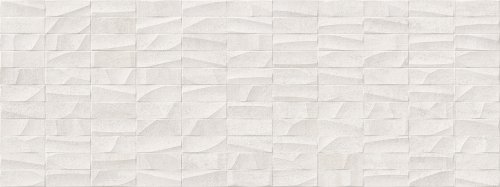 Декоративные элементы Porcelanosa Nantes Mosaico Caliza 100239861, цвет белый, поверхность рельефная, прямоугольник, 450x1200