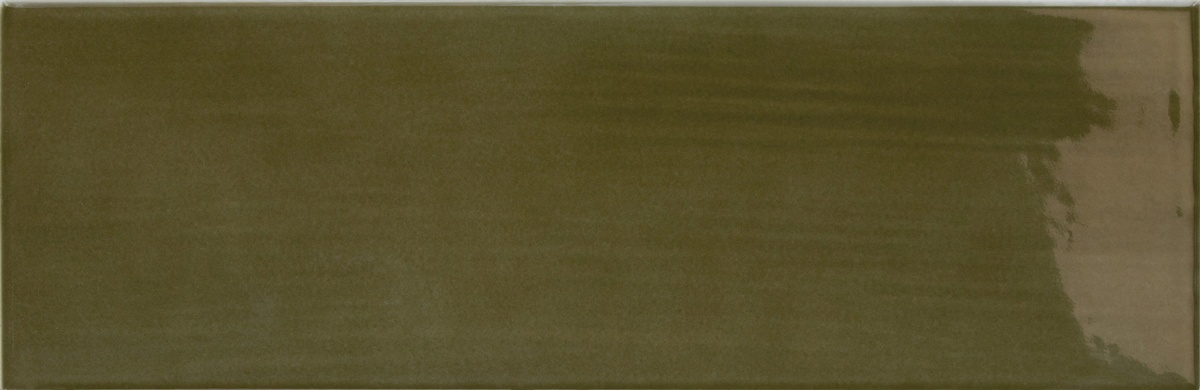 Керамическая плитка Equipe Island Lichen 31195, цвет зелёный, поверхность глянцевая, под кирпич, 65x200