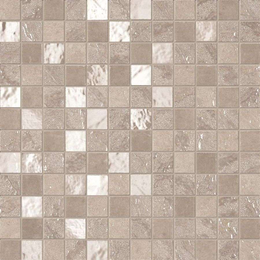 Мозаика Supergres Four Seasons Mosaico Sand FSSA, цвет бежевый, поверхность глянцевая, квадрат, 300x300