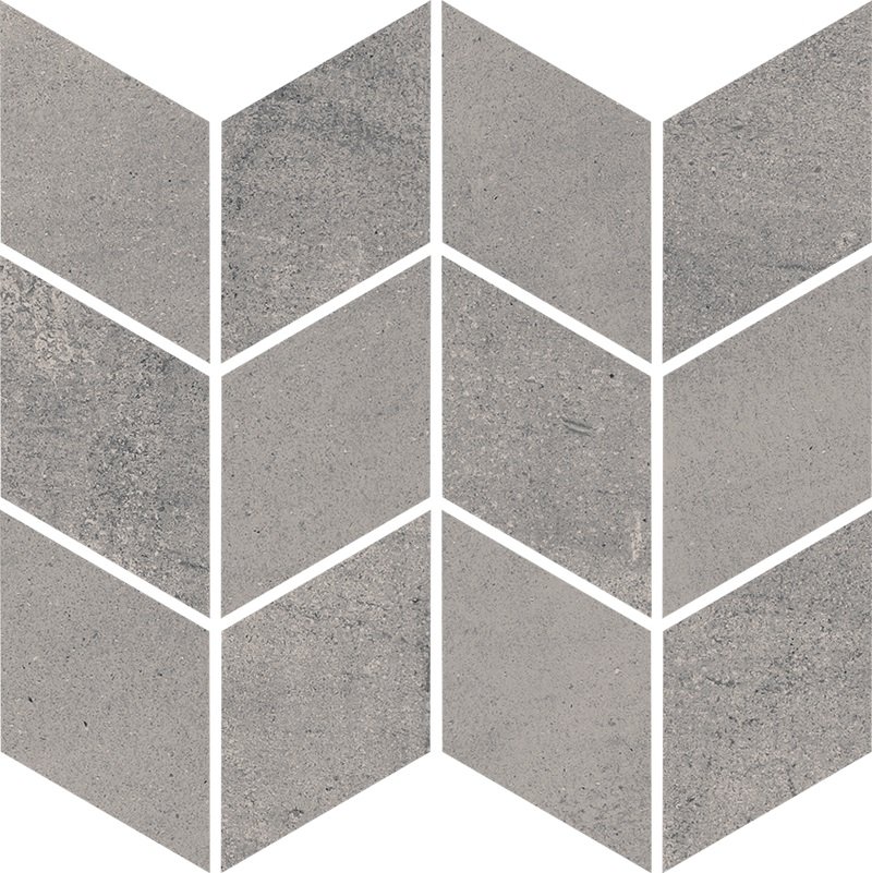 Мозаика Paradyz Space Grafit Mozaika Cieta Romb Braid Poler, цвет серый, поверхность полированная, прямоугольник, 205x238