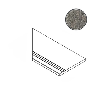 Спецэлементы Italon Contempora Carbon Bordo Grip SX 620090000237, цвет серый тёмный, поверхность структурированная, прямоугольник, 300x600
