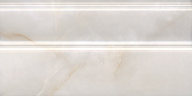 Бордюры Kerama Marazzi Плинтус Вирджилиано серый обрезной FMA007R, цвет серый, поверхность глянцевая, прямоугольник, 150x300