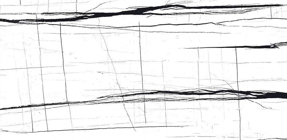 Керамогранит Decovita Sahara Noir White Full Lappato, цвет чёрно-белый, поверхность лаппатированная, прямоугольник, 600x1200
