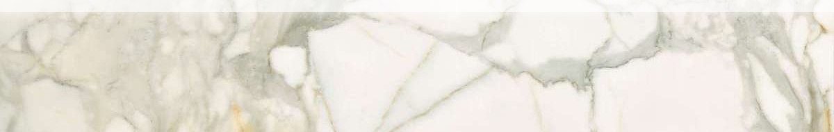 Бордюры FMG Calacatta Oro Battiscopa Lucidato LU69365, цвет белый серый, поверхность полированная, прямоугольник, 90x600