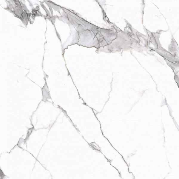 Керамогранит Cerrad Calacatta White Poler, цвет белый серый, поверхность полированная, квадрат, 1197x1197
