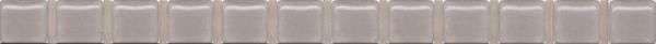 Бордюры Kerama Marazzi Карандаш Бисер серый POF014, цвет серый, поверхность лаппатированная, прямоугольник, 14x200