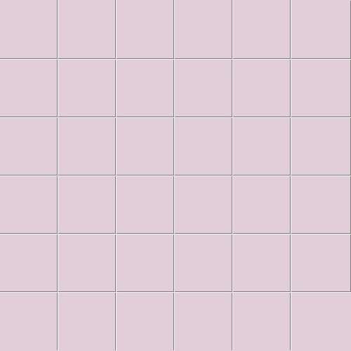 Мозаика Ce.Si Matt Malva Rete 5x5, цвет фиолетовый, поверхность матовая, квадрат, 300x300