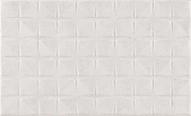 Керамическая плитка Pamesa Gaia Rlv. Blanko, цвет белый, поверхность матовая, прямоугольник, 333x550