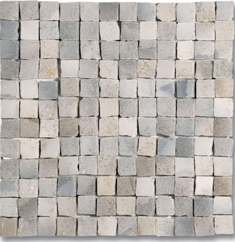 Мозаика Ker-av Luci di Venezia Grigio Piombi (2,5X2,5) KER-L108, цвет серый, поверхность глянцевая, квадрат, 300x300