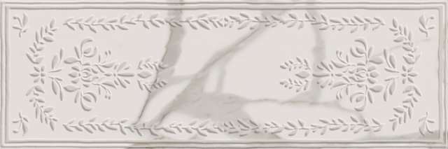 Декоративные элементы Italon Charme Evo Wall Calacatta Inserto Beauty 600080000269, цвет белый, поверхность глянцевая, прямоугольник, 250x750