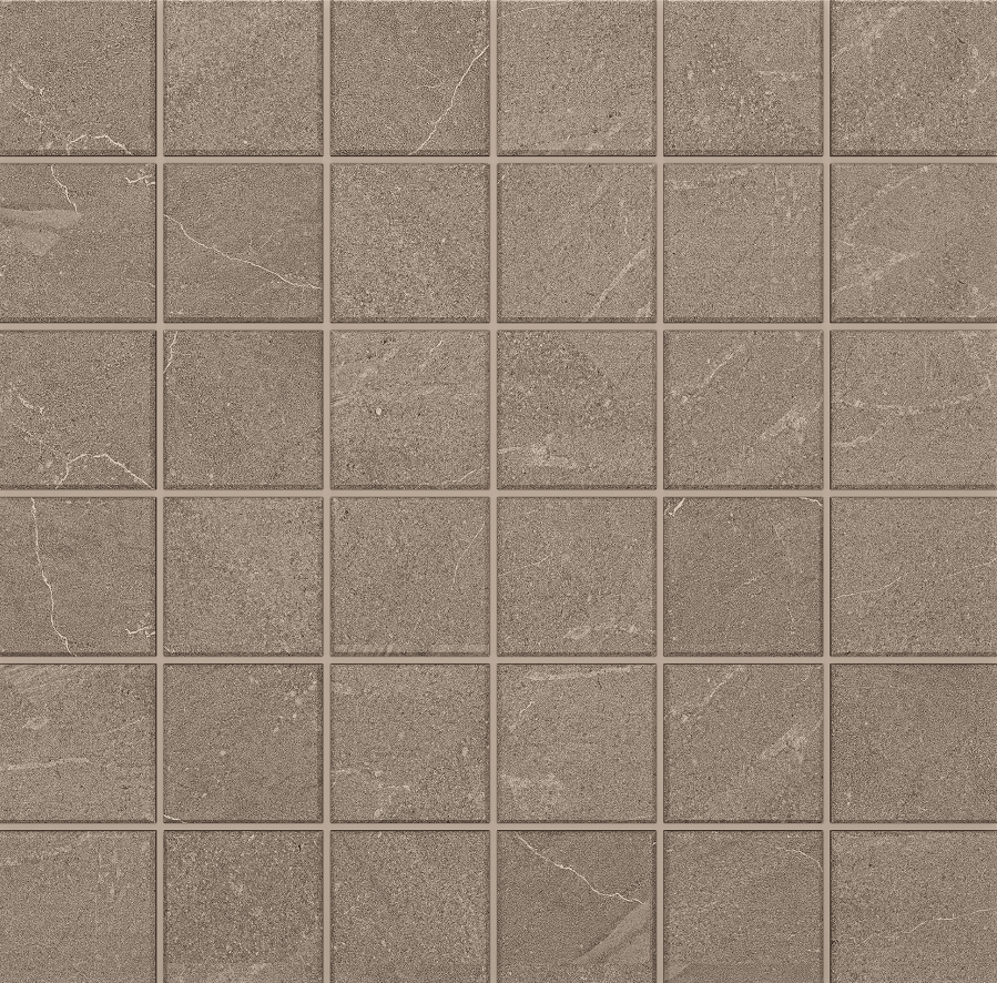 Мозаика Estima Gabbro Grey GB02 Неполированный 30x30 39876, цвет серый, поверхность матовая, квадрат, 300x300