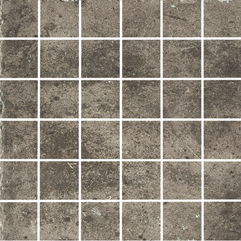 Мозаика Rex La Roche Mud Mosaico 742231, цвет серый, поверхность матовая, квадрат, 300x300