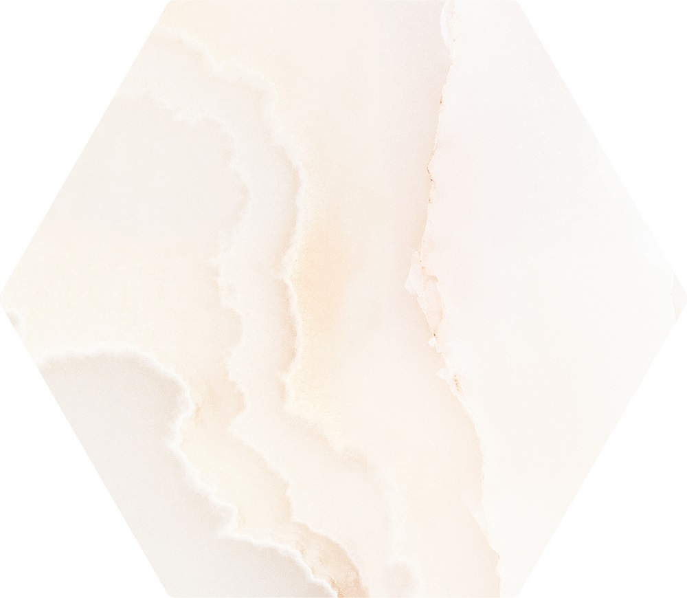 Керамическая плитка Oset Onyx Hex Beige, цвет бежевый, поверхность матовая, шестиугольник, 200x240