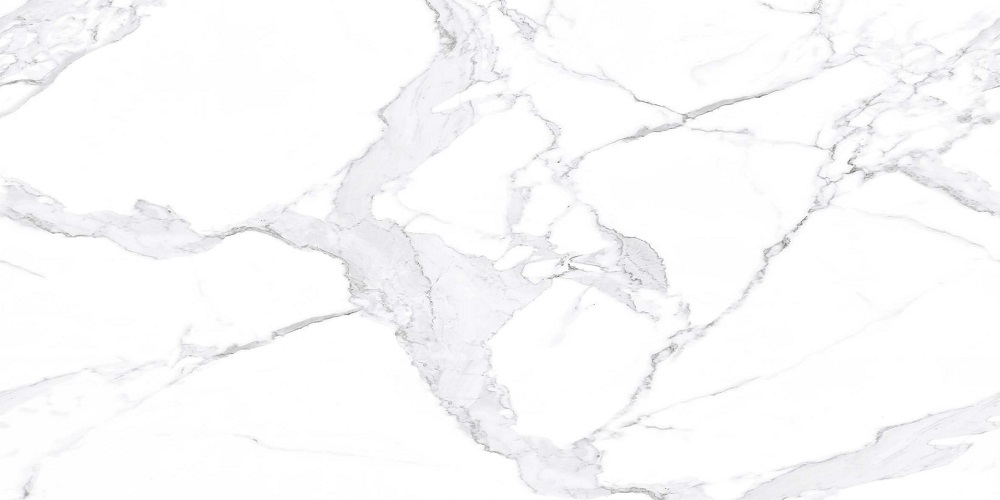 Керамогранит Realistik Touch Statuario Rock Stonelo Premium, цвет белый, поверхность полированная, прямоугольник, 600x1200