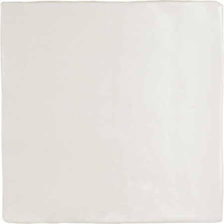 Керамическая плитка Wow Mestizaje Zellige White Matt 111338, цвет белый, поверхность матовая, квадрат, 125x125