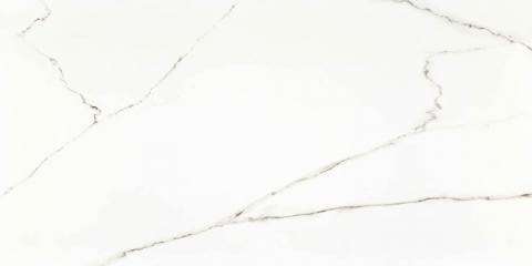 Керамогранит Kutahya Statuario Matt, цвет белый, поверхность матовая, прямоугольник, 600x1200