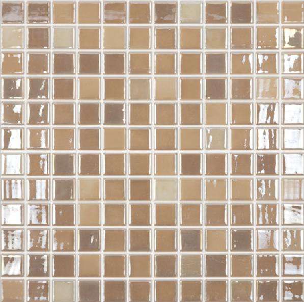 Мозаика Vidrepur Lux № 421, цвет коричневый, поверхность глянцевая, квадрат, 317x317