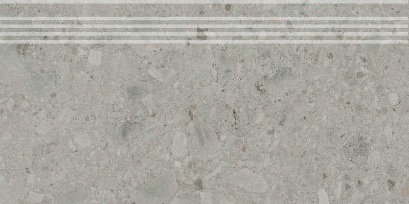 Ступени Kerama Marazzi Ступень Чеппо ди Гре серый матовый обрезной DD606020R\GR, цвет серый, поверхность матовая, прямоугольник, 300x600