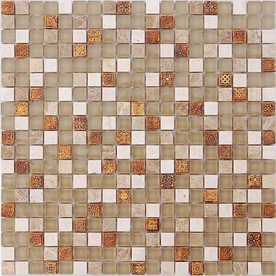 Мозаика Caramelle Mosaic Antichita Classica 9 (Стекло), цвет бежевый, поверхность глянцевая, квадрат, 310x310