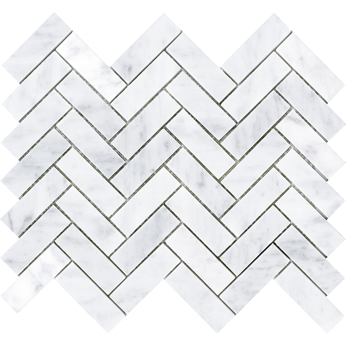 Мозаика L'Antic Colonial Lines Cambric Carrara Pulido L241715301, цвет белый, поверхность полированная, прямоугольник, 265x325