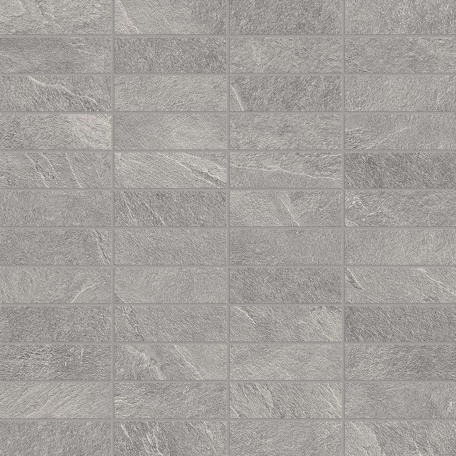 Мозаика Ergon Cornerstone Mosaico Plurima Slate Grey EKS0, цвет серый, поверхность натуральная, квадрат, 300x300