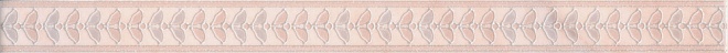 Бордюры Kerama Marazzi Флораль Hgd\A346\15117, цвет бежевый, поверхность матовая, прямоугольник, 34x400