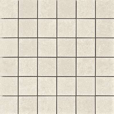 Мозаика Serenissima Costruire Mos (5X5) Metallo Bianco 1062370, цвет белый, поверхность матовая, квадрат, 300x300