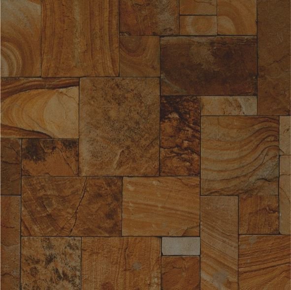 Керамогранит Керамин Эфесо 4, цвет коричневый, поверхность матовая, квадрат, 400x400