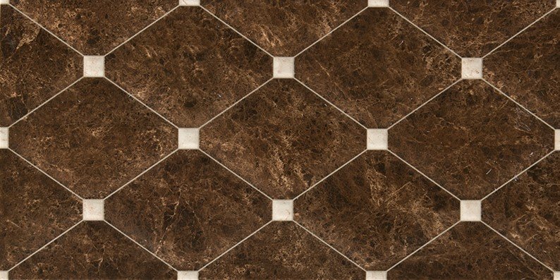 Керамическая плитка STN Ceramica Caledonia Fenix Chocolate, цвет коричневый, поверхность глянцевая, прямоугольник, 250x500
