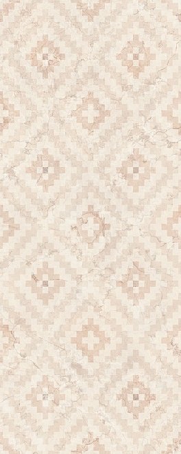 Керамическая плитка Kerama Marazzi Резиденция орнамент 7171, цвет бежевый, поверхность матовая, прямоугольник, 200x500
