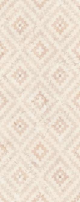 Керамическая плитка Kerama Marazzi Резиденция орнамент 7171, цвет бежевый, поверхность матовая, прямоугольник, 200x500