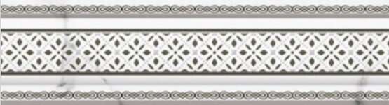 Бордюры Belmar Palmira Cenefa, цвет белый, поверхность глянцевая, прямоугольник, 80x300