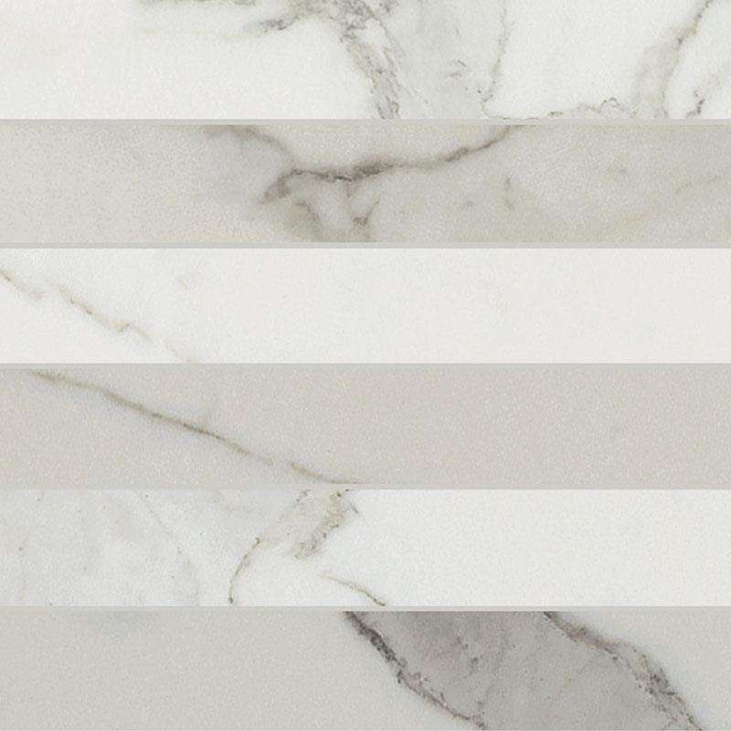 Мозаика Cerim Timeless Calacatta Mosaico 3D Luc 747371, цвет белый серый, поверхность полированная, квадрат, 300x300