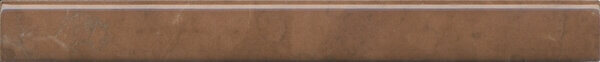 Бордюры Kerama Marazzi Стемма Карандаш Коричневый PFE025, цвет коричневый, поверхность глянцевая, квадрат, 20x200