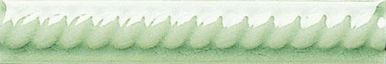 Бордюры Adex ADMO5187 Tenza PB C/C Verde Claro, цвет зелёный, поверхность глянцевая, прямоугольник, 25x150