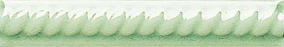 Бордюры Adex ADMO5187 Tenza PB C/C Verde Claro, цвет зелёный, поверхность глянцевая, прямоугольник, 25x150