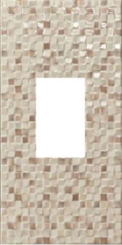 Декоративные элементы STN Ceramica Ventana Andros Crema, цвет бежевый, поверхность глянцевая, прямоугольник, 250x500