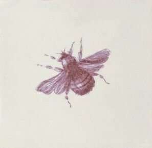 Декоративные элементы Cevica Dec. Bumblebee Marron, цвет бежевый, поверхность глянцевая, квадрат, 130x130