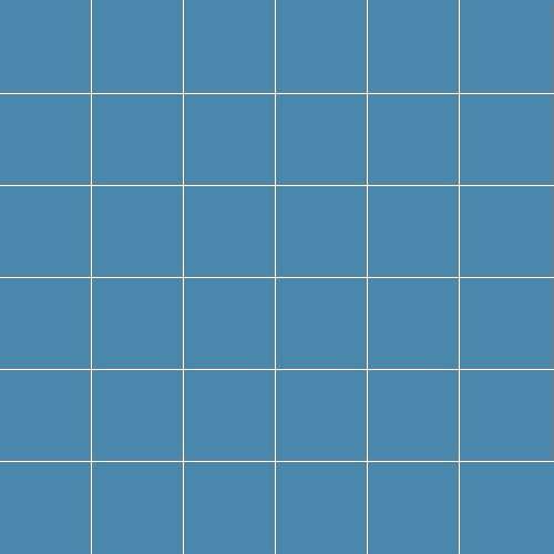 Мозаика Ce.Si Matt Galassia Rete 5x5, цвет синий, поверхность матовая, квадрат, 300x300