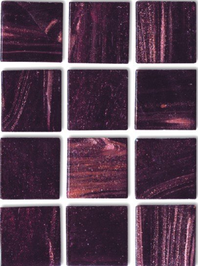Мозаика JNJ Mosaic Интерьерные Cмеси 200x200 JC 892, цвет фиолетовый, поверхность глянцевая, квадрат, 200x200