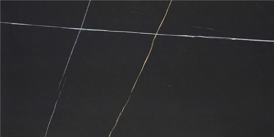 Керамогранит STN Ceramica Symphony Noir Pul., цвет чёрный, поверхность полированная, прямоугольник, 600x1200