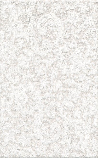 Керамическая плитка Kerama Marazzi Мерлетто структура 6321, цвет белый, поверхность матовая, прямоугольник, 250x400
