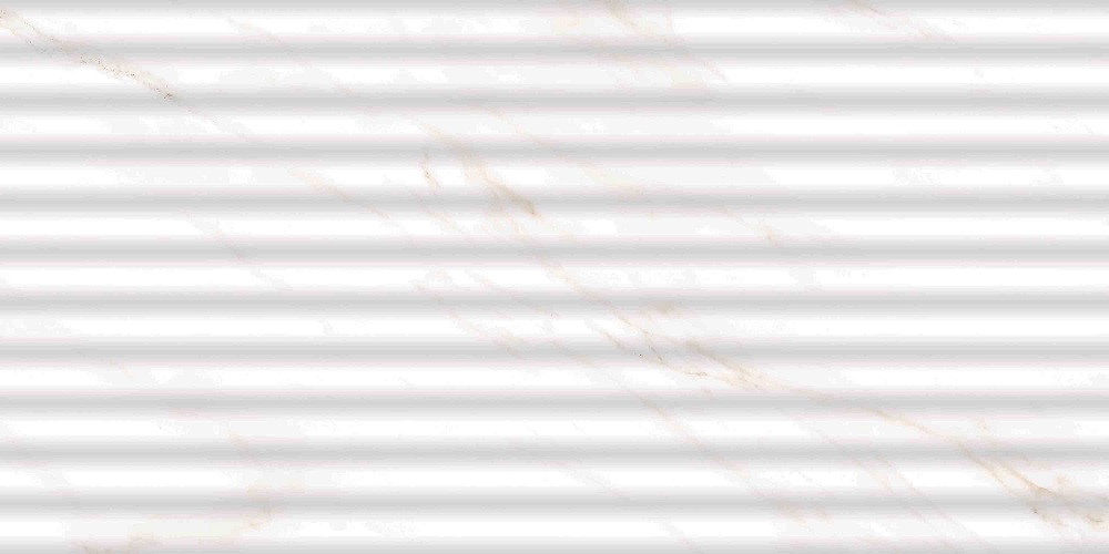 Керамическая плитка Axima Луизиана Светлая Рельеф, цвет белый, поверхность глянцевая рельефная, прямоугольник, 300x600