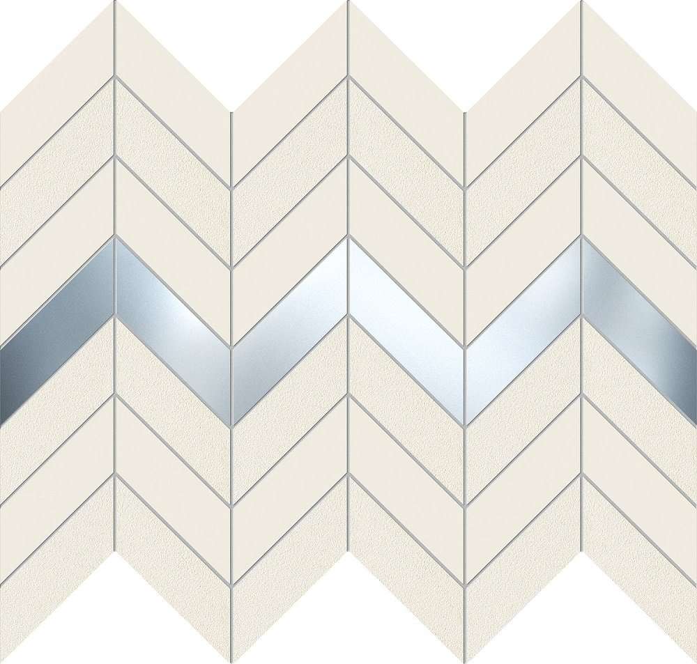 Мозаика Tubadzin Biel, цвет бежевый, поверхность глянцевая, прямоугольник, 246x298