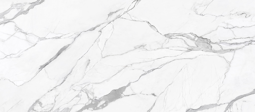 Широкоформатный керамогранит  Statuario Reale Lapp Rett 163017, цвет белый серый, поверхность лаппатированная, прямоугольник, 1200x2800
