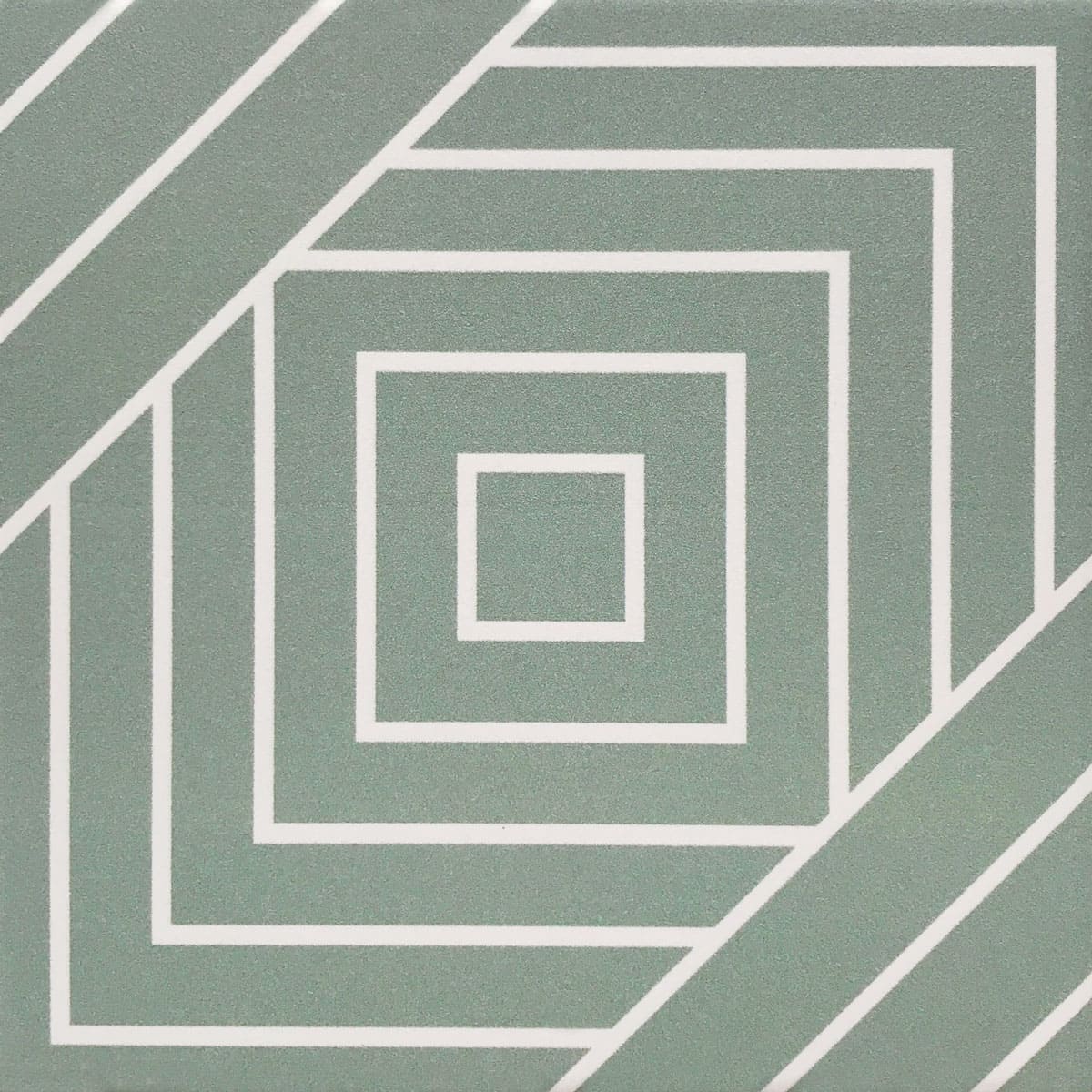 Керамогранит Decocer Tagia Mint, цвет зелёный, поверхность матовая, квадрат, 200x200
