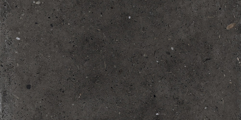 Керамогранит Iris Whole Stone Black Antislip 863726, цвет чёрный, поверхность матовая противоскользящая, прямоугольник, 300x600