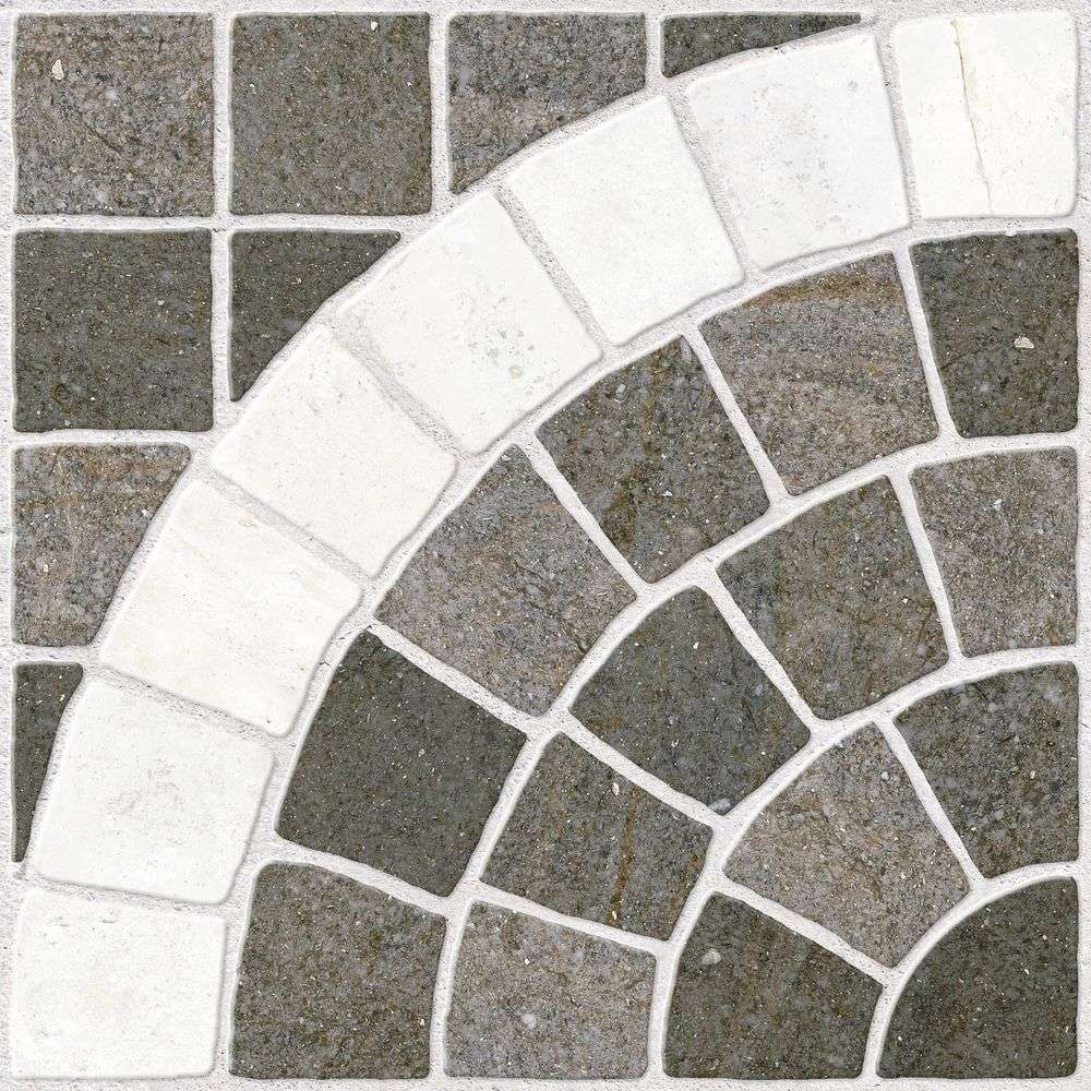 Керамогранит Dual Gres Cartago Basalt Arc, цвет серый, поверхность натуральная, квадрат, 450x450