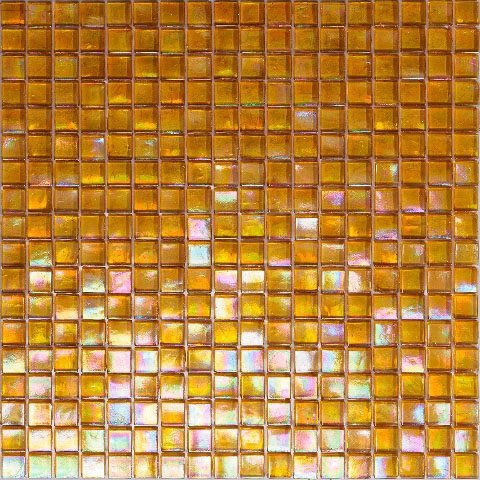 Мозаика Alma Mosaic Art NN048, цвет оранжевый, поверхность глянцевая, квадрат, 150x150